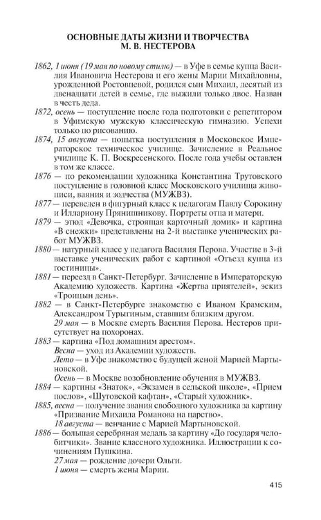 Дополнительное изображение книги «ЖЗЛ. Нестеров»