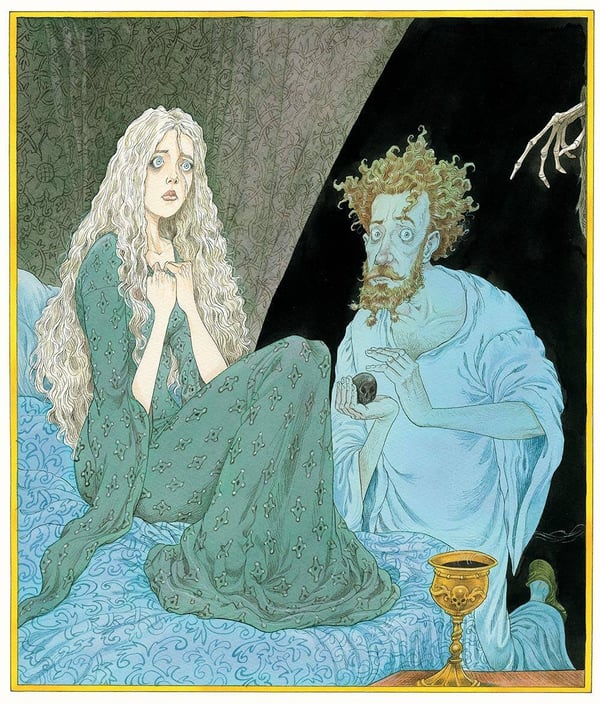 Дополнительное изображение книги «The Tales of Beedle the Bard illustr. edition J.K. Rowling Сказки Барда Бидля иллюстр. издание Дж.К Роулинг / Книги на английском языке»