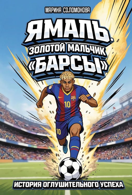 Обложка книги «Ямаль. Золотой мальчик "Барсы"» — Соломонова Марина, ISBN 9785908140560