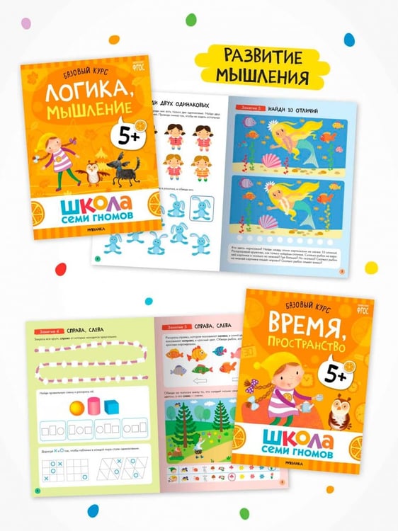 Дополнительное изображение книги «Школа Семи Гномов. Годовой базовый курс. Комплект. 5+, 12 книг + развивающие материалы»