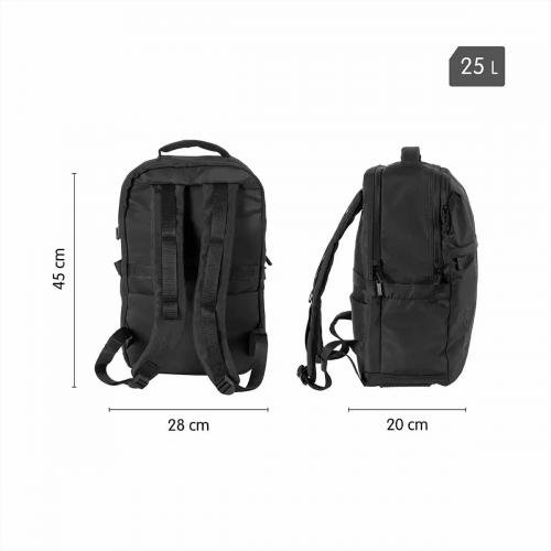 Дополнительное изображение книги «Mugursoma Milan melna  25l»