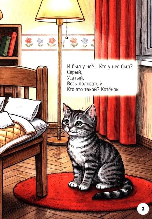 Дополнительное изображение книги «Усатый-полосатый»