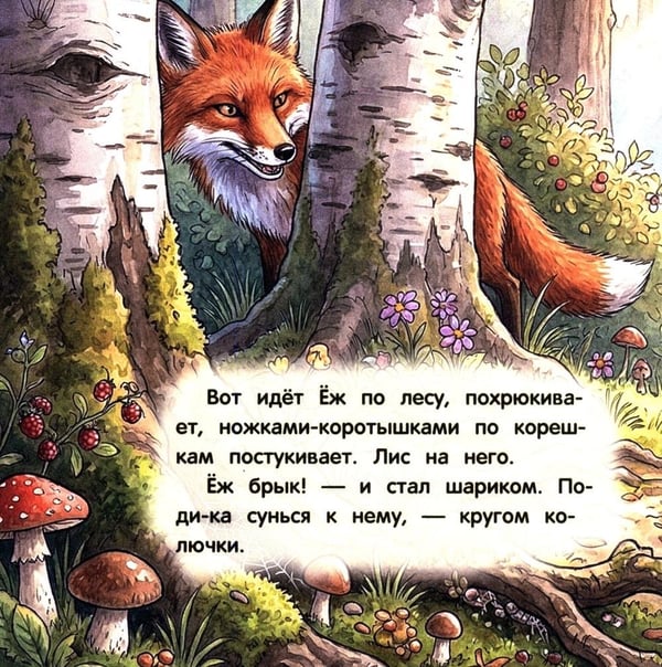 Дополнительное изображение книги «Как Лис Ежа перехитрил»