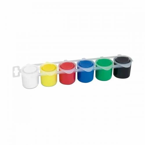 Дополнительное изображение книги «Pirkstiņkrāsu komplekts Milan 6 krāsu x25ml»