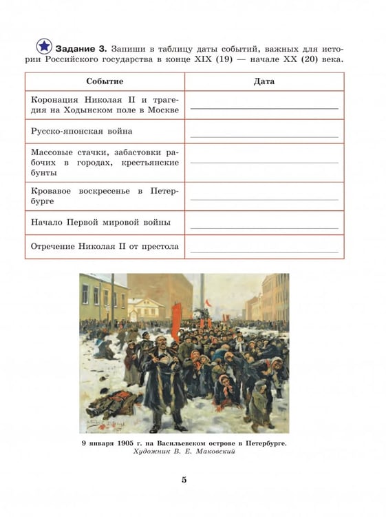 Дополнительное изображение книги «История Отечества. 9 класс. Рабочая тетрадь. Адаптированные программы»