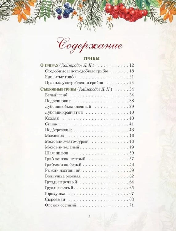 Дополнительное изображение книги «Русский лес. Грибы и ягоды»