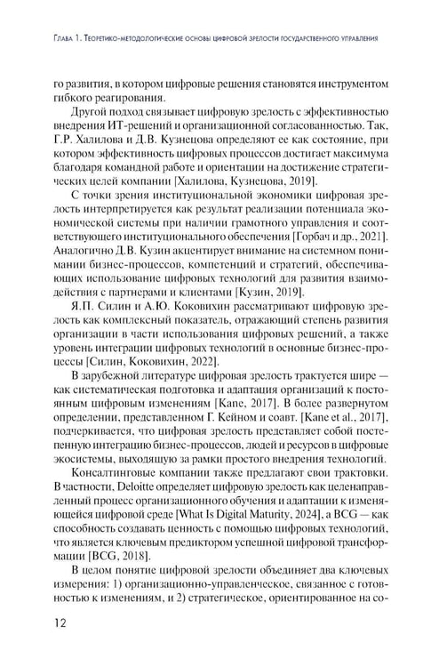 Дополнительное изображение книги «Цифровая зрелость государственного управления в России: теория, методология, практика оценки: монография»