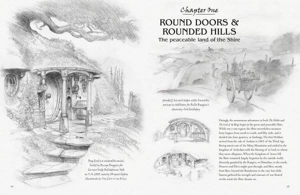 Дополнительное изображение книги «A Middle-Earth Traveller: Sketches From Bag End To Mordor Путешественник по Средиземью: зарисовки от Бэг-Энда до Мордора/ Книги на английском языке»