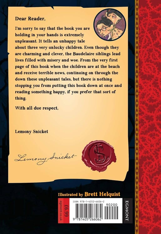 Дополнительное изображение книги «The Bad Beginning: A Series of Unfortunate Events, Vol.1 (Lemony Snicket) 33 несчастья, том 1 (Лемони Сникет) /Книги на английском языке»