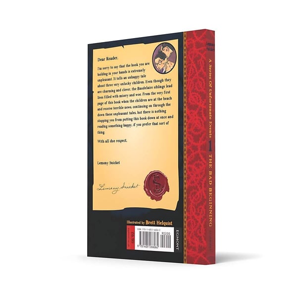 Дополнительное изображение книги «The Bad Beginning: A Series of Unfortunate Events, Vol.1 (Lemony Snicket) 33 несчастья, том 1 (Лемони Сникет) /Книги на английском языке»