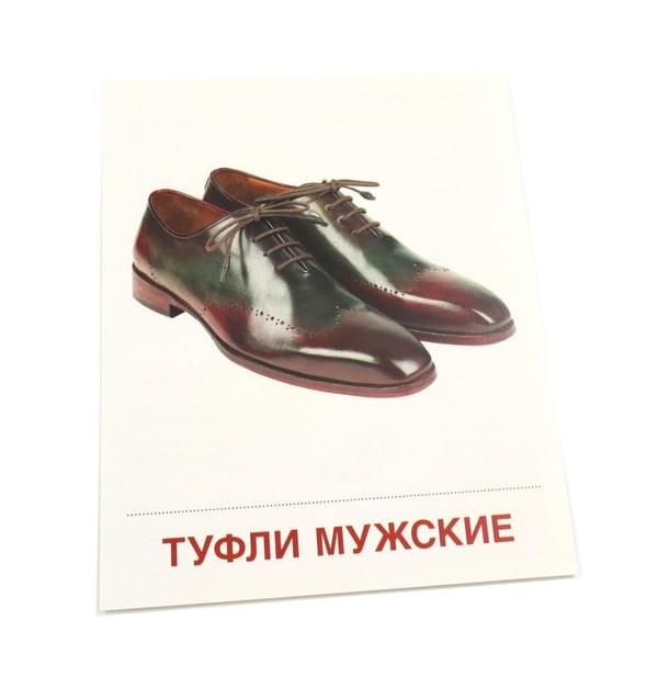 Дополнительное изображение книги «Обувь. 16 демонстрационных картинок с текстом»
