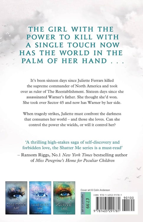 Дополнительное изображение книги «Restore Me (Tahereh Mafi) Восстанови меня (Тахира Мафи) / Книги на английском языке»