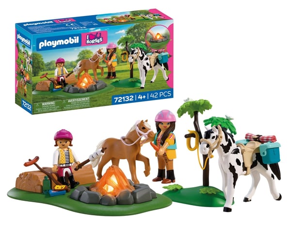 Дополнительное изображение книги «PLAYMOBIL Конная прогулка с костром 72132»