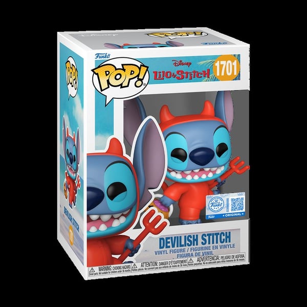 Обложка книги «FUNKO POP! Vinyl: Фигурка: Disney - Devilish Stitch w/Chase»