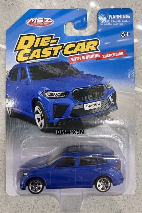 Обложка книги «MSZ металлическая модель BMW X5M, масштаб 1:64»