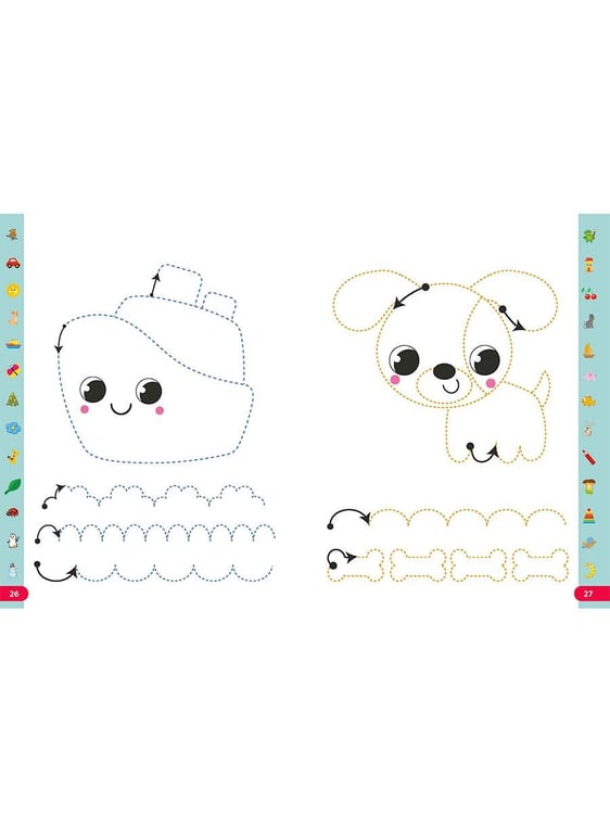 Дополнительное изображение книги «Учимся рисовать узоры. Учимся обводить по точкам. Рабочие тетради для дошкольников (комплект из 2-х книг)»
