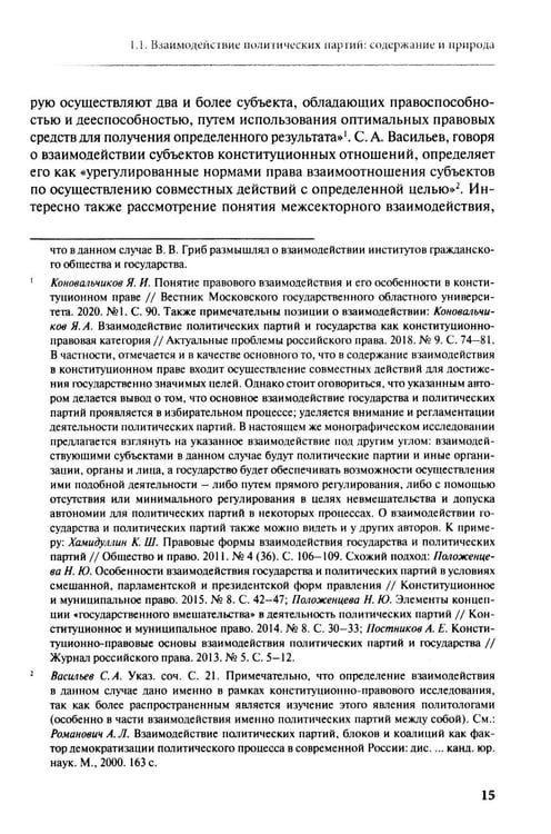 Дополнительное изображение книги «Взаимодействие политических партий: конституционно-правовые аспекты»