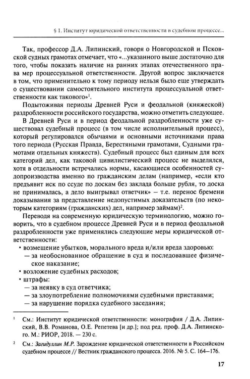 Дополнительное изображение книги «Теория юридической ответственности в цивилистическом процессе»