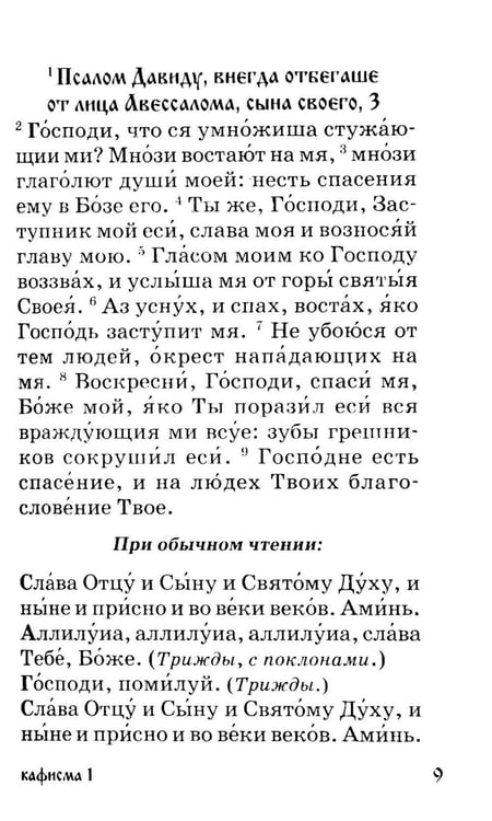Дополнительное изображение книги «Псалтирь для мирян. Чтение Псалтири с поминовением живых и усопших»