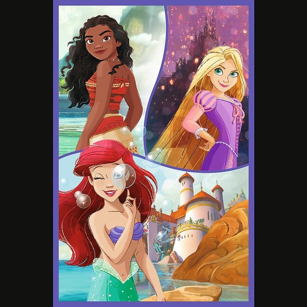 Дополнительное изображение книги «TREFL DISNEY PRINCESS Комплект пазлов Друзья, 3x80 шт.»