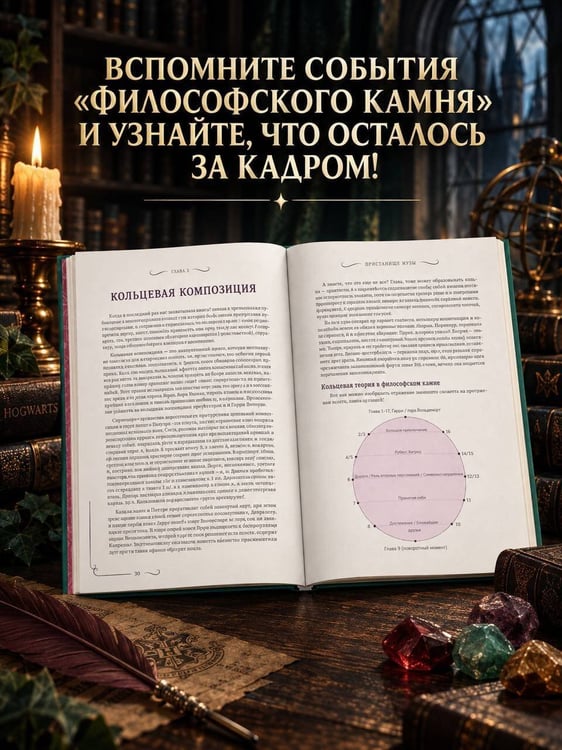 Дополнительное изображение книги «Гарри Поттер. Неофициальная книга-компаньон. Том 1. Философский камень: углубленное исследование»