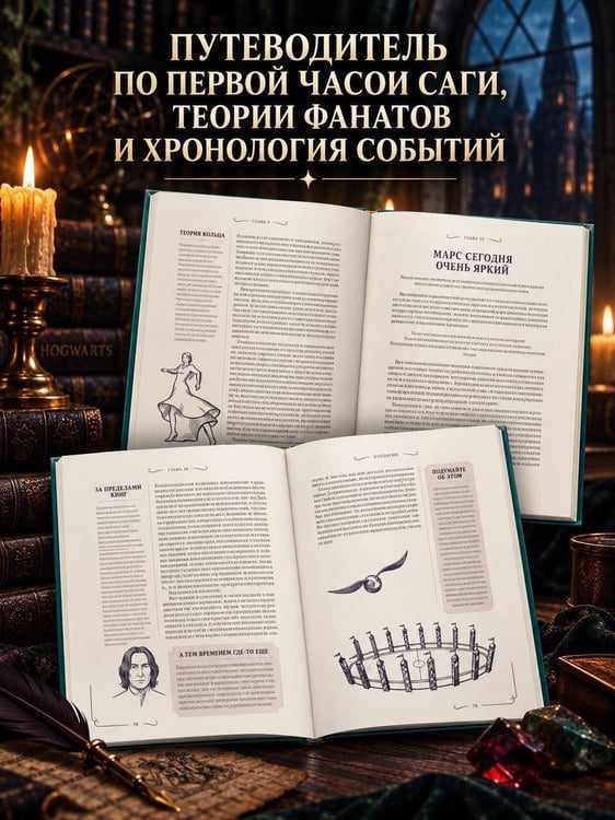 Дополнительное изображение книги «Гарри Поттер. Неофициальная книга-компаньон. Том 1. Философский камень: углубленное исследование»