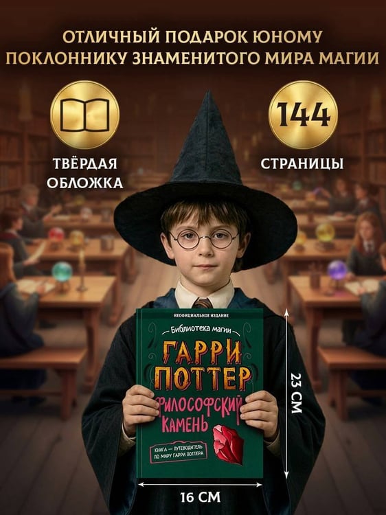 Дополнительное изображение книги «Гарри Поттер. Неофициальная книга-компаньон. Том 1. Философский камень: углубленное исследование»