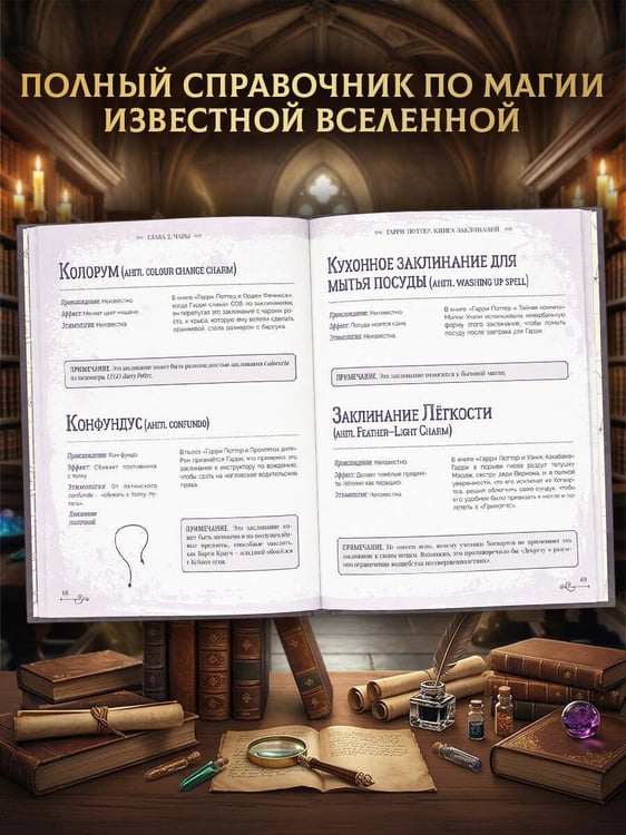 Дополнительное изображение книги «Гарри Поттер. Книга заклинаний»
