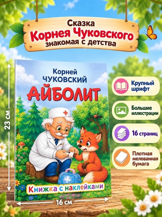 Дополнительное изображение книги «Айболит»