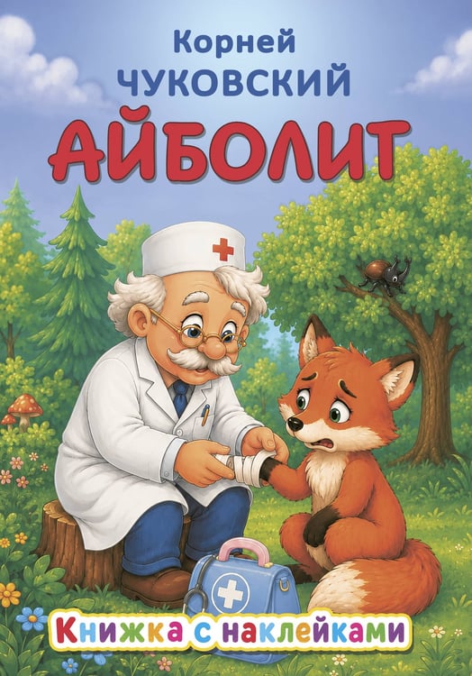 Обложка книги «Айболит» — Чуковский Корней Иванович, ISBN 9785171863111