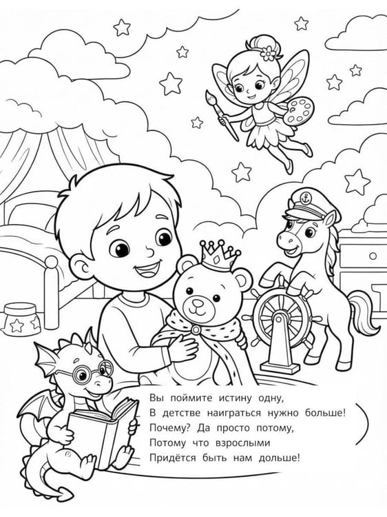 Дополнительное изображение книги «Лекарство от повзросления/Снежная картина;Планета Котариус/Планета Мышариус;Круглый год стиховорот/Золотые лапки: раскраска (комплект из 3-х книг)»