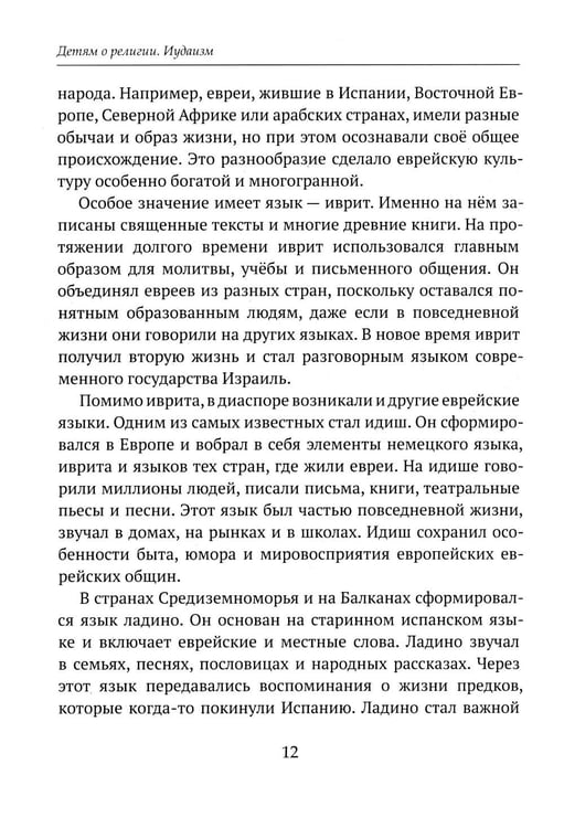Дополнительное изображение книги «Детям о религии. Иудаизм»