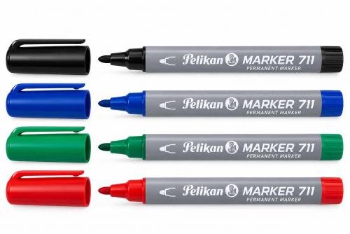 Обложка книги «Permanents marķieris 711 Pelikan apaļš gals»