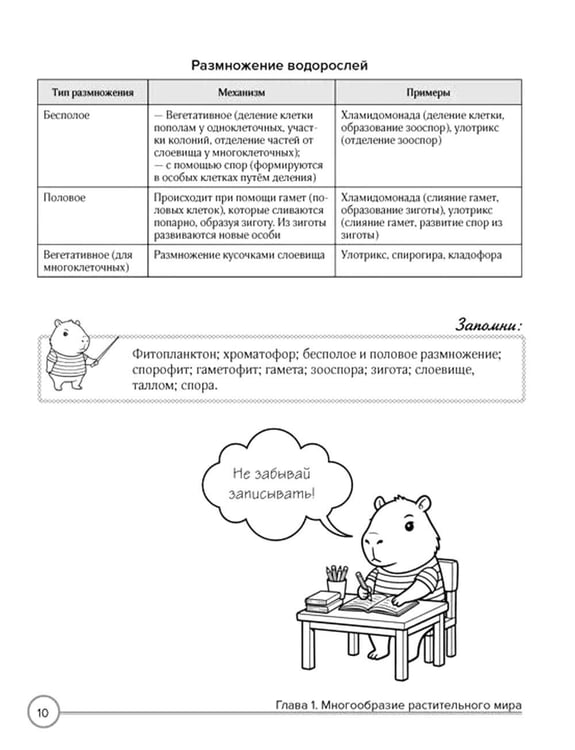 Дополнительное изображение книги «Биология в таблицах и комиксах»