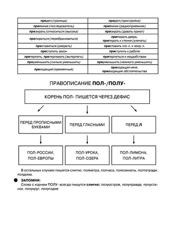 Дополнительное изображение книги «Русский язык в таблицах и комиксах»