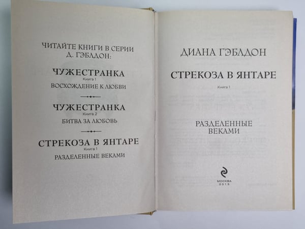 Дополнительное изображение книги «Стрекоза в янтаре. Книга 1. Разделенные веками»