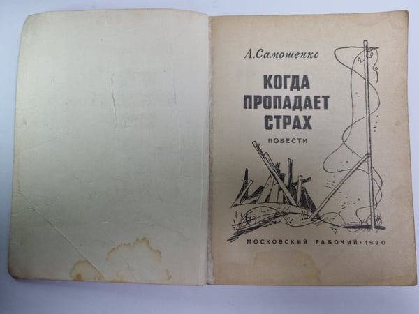 Дополнительное изображение книги «Когда пропадает страх. Повести»