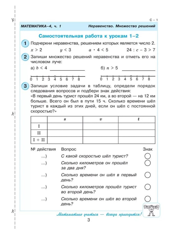 Дополнительное изображение книги «Математика. 4 кл. Самост. и контр. работы. Выпуск 4. Вариант 1. Углублённый уровень (Приложение 1)»