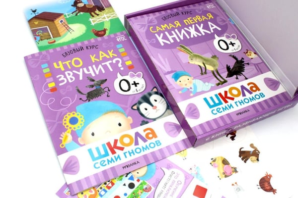 Дополнительное изображение книги «Школа Семи Гномов. Базовый курс. Комплект 0+ (6 книг + развивающие игры)»