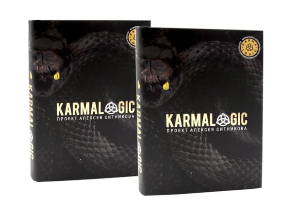 Обложка книги «KARMALOGIC + вкладыш (комплект из 2-х одинаковых книг)» — Ситников Алексей Петрович, ISBN 9785885408035