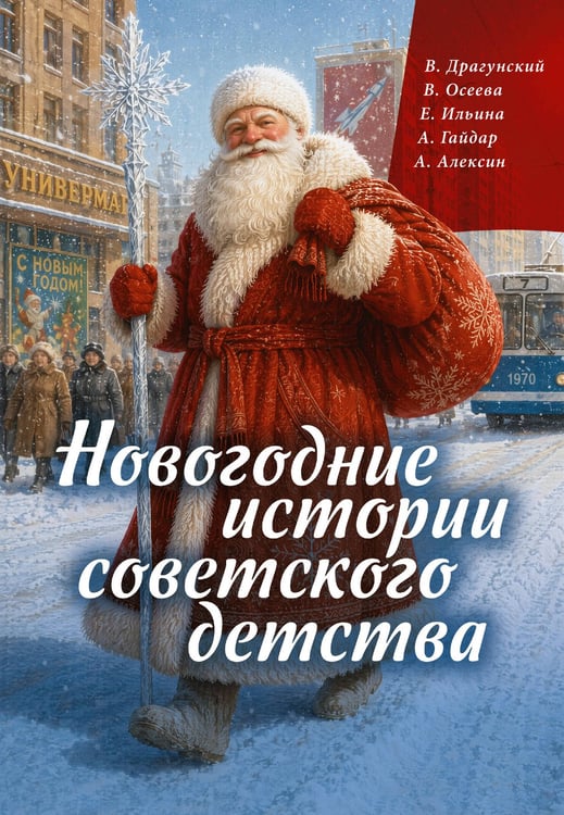 Обложка книги «Новогодние истории советского детства» — Гайдар Аркадий Петрович, ISBN 9785171916817