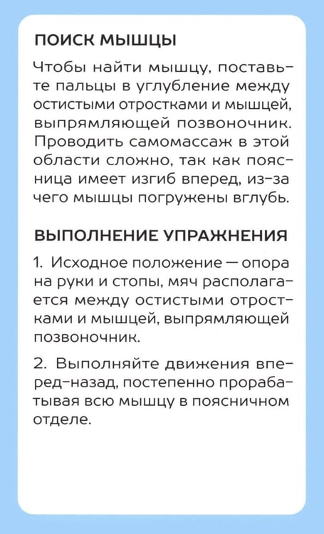 Дополнительное изображение книги «Избавься от триггерных точек. 54 карточки с упражнениями и описанием мышц»