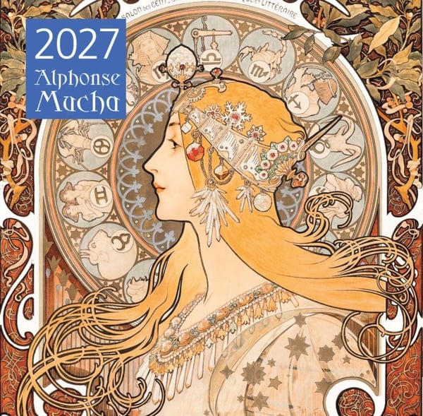 Дополнительное изображение книги «Альфонс Муха. Календарь настенный на 2027 год (300х300 мм)»
