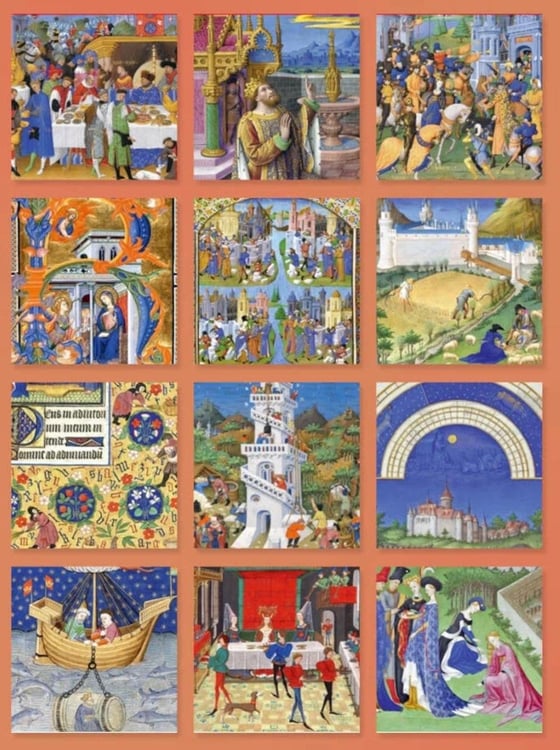 Дополнительное изображение книги «Роскошное Средневековье. Календарь настенный на 2027 год (300х300 мм)»