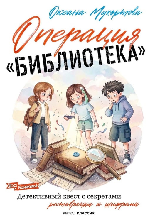 Обложка книги «Операция «Библиотека»» — Мухортова Оксана Борисовна, ISBN 9785386157142