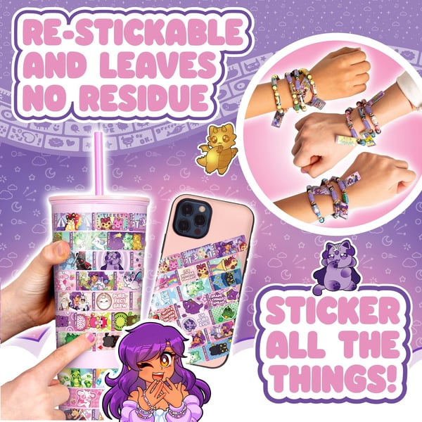 Дополнительное изображение книги «STICKI ROLLS APHMAU Комплект из браслета и подвески»