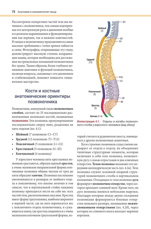 Дополнительное изображение книги «Анатомия и кинезиология танца. Третья редакция»