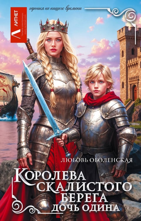 Обложка книги «Королева скалистого берега. Дочь Одина» — Оболенская Любовь, ISBN 9785171902292