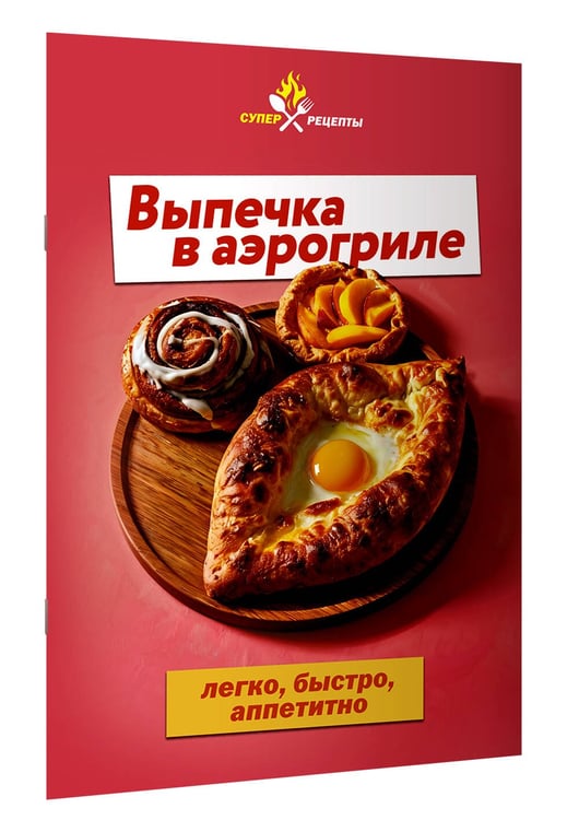 Дополнительное изображение книги «Выпечка в аэрогриле. Легко, быстро, аппетитно»