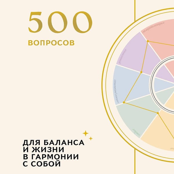 Дополнительное изображение книги «500 вопросов. Для баланса и жизни в гармонии с собой»
